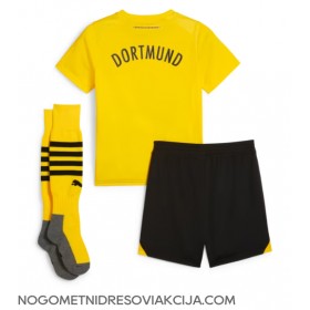 Dres Borussia Dortmund Domaci za djecu 2023-24 Kratak Rukav (+ kratke hlače)